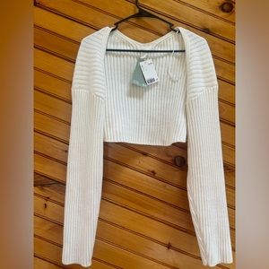 NEW H&M mini cropped sweater